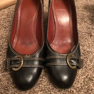 Coach Black heels